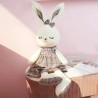 Rabbit in checkered dress - stuffed toy / dollCuddly toys