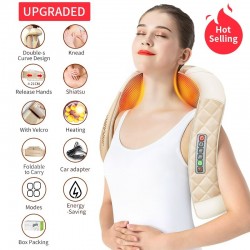 Elektrisches Massagegerät - U-förmiges Kissen - Infrarotheizung - Ganzkörpermassage