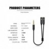 Audio-Splitter - AUX-Kabel - 1 Stecker auf 2 Buchse - 3,5-mm-Buchse