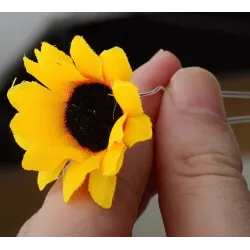 Sonnenblume - Haarnadel - 10 Stück