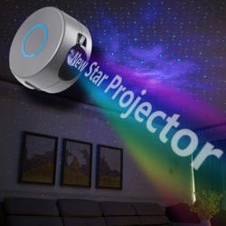 LED-Laserprojektor - Bühnenlicht - mit Fernbedienung - Sternenhimmel / Galaxie / Sterne