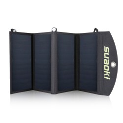 Solarpanel – Batterieladegerät – faltbar – wasserdicht – Dual 5 V/2,1 A USB – 25 W