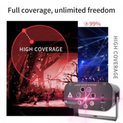 Stage / disco light - laser projector - 128 patterns - RGBW - LEDStage & events lighting