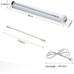 T8-Röhre - UV-Lampe - 60 LED - 10 W - Hintergrundbeleuchtung / Bühnen / Partys