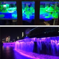 T8-Röhre - UV-Lampe - 60 LED - 10 W - Hintergrundbeleuchtung / Bühnen / Partys