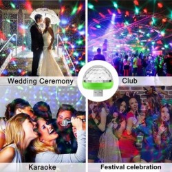 Mini Disco Licht - USB - LED - Kristallkugel - Lampe - mit Musiksensor