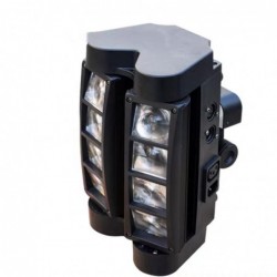 Spider Beam Bühnenlicht - tragbar - Moving Head - LED - RGBW - 8x 10W