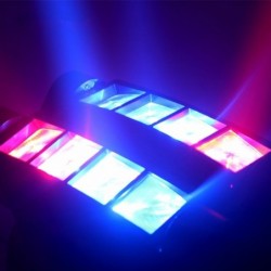 Spider Beam Bühnenlicht - tragbar - Moving Head - LED - RGBW - 8x 10W