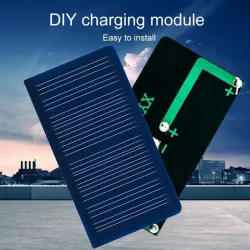 Mini Poly Solarpanel - Ladegerät - 5,5 V - 50 mA - 68 * 38 mm