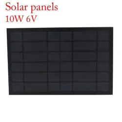 Solarpanel - Ladegerät für Telefon / Akkus - 10W - 6V