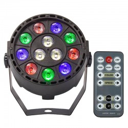 RGBW / UV Disco Licht - LED - kabellos - 36W - mit Fernbedienung