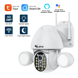 3MP CCTV Überwachungskamera - PTZ - WiFi - HD - mit Google Alexa - wasserdicht