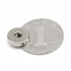 N35 - Neodym-Magnet - runde Scheibe - 12 * 3mm - mit 4mm Loch - 10 - 50 Stück