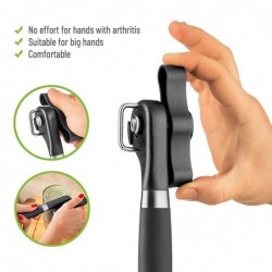 Manual can opener - with anti-slip hand grip - stainless steelKitchen