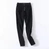 Skinny Jeans mit hoher Taille - mit Knöpfen vorne - elastisch