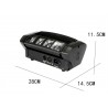 Spider Beam Bühnenlicht - tragbar - Moving Head - LED - RGBW - 8x 10W