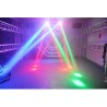 Spider Beam Bühnenlicht - tragbar - Moving Head - LED - RGBW - 8x 10W