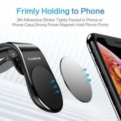 Magnetischer Handyhalter - für Auto - mit Clip - für 3,5" - 7" Smartphones