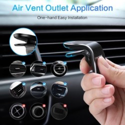 Magnetic phone holder - for car - with clip - for 3.5" - 7" SmartphonesHolders