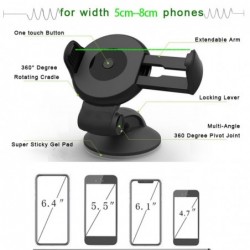 Universal smartphone holder - dashboard stand - suctionHolders