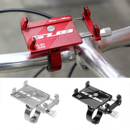 Bicycle handlebar phone holder / mount bracket - aluminum clipHolders