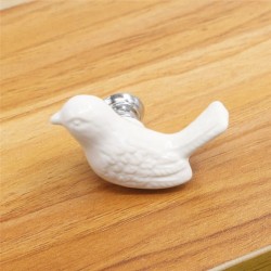 Dove shaped knob - furniture handle - ceramicFurniture