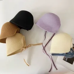 Sommer Strohhut - mit verstellbaren Schnüren