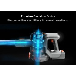 ILIFE H70 - cordless handheld vacuum cleaner - strong suction power - removable battery - with LED light - 1.2LRobot vacuum c...