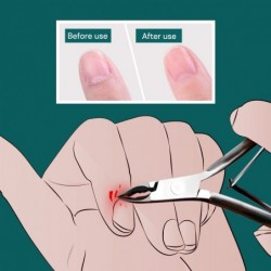 Profi Nagelhaut-/Nagelknipser - Edelstahl