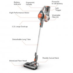 ILIFE H50 - cordless handheld vacuum cleaner - 10KPa suction power - with LED light - 1.2LRobot vacuum cleaner