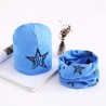 Cotton hat & scarf - set for girls / boys - stars / snowflakes / swansHats & caps