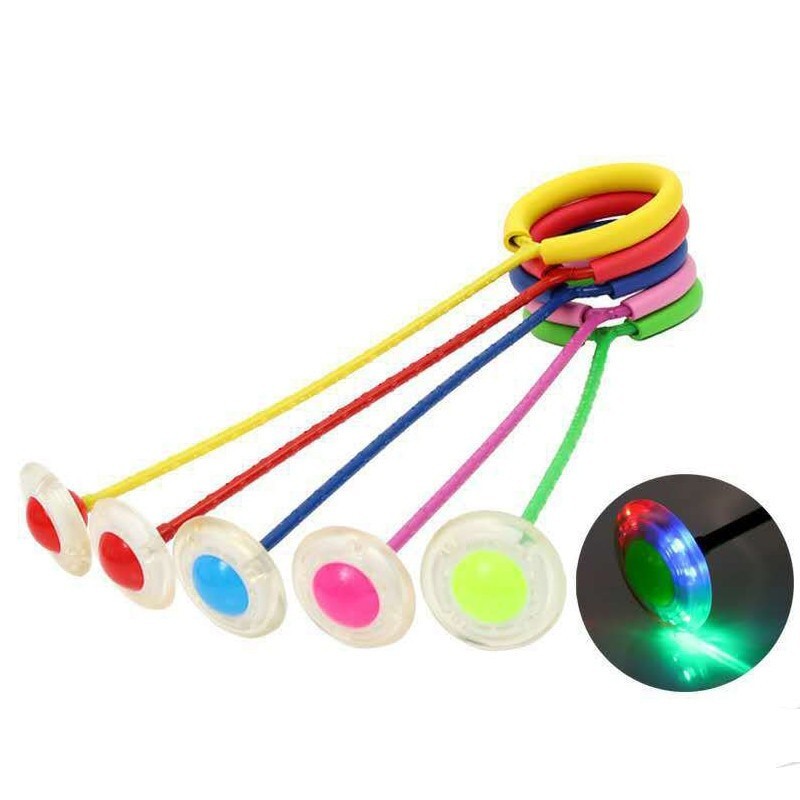 Jumping sponge rope - with flashing ball - LED - exercise toyToys