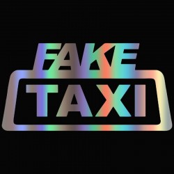 Fake Taxi - car vinyl stickerStickers