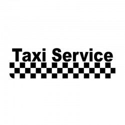Taxi Service - Auto-Vinyl-Aufkleber - 15.8 * 4.5cm