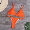 Sexy bikini set - low waist - with decorative metal rings