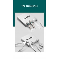Professionelles Maniküre- / Pediküre-Set - Edelstahl - mit Etui - 8-teilig