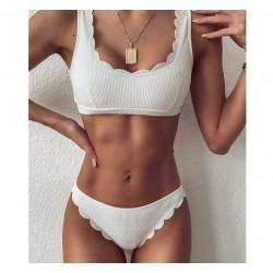 Sexy bikini set - ribbed - with push up