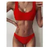Sexy Bikini Set - gerippt - mit Push Up