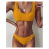 Sexy Bikini Set - gerippt - mit Push Up