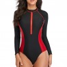 One piece swimsuit - long sleeve - with zipperSwimming