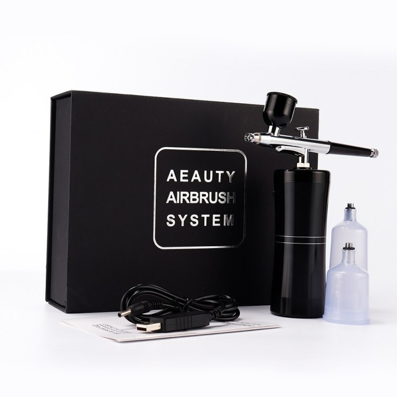 Mini-Luftkompressor – Spritzpistole – Airbrush – Kit für Nagelkunst / Make-up / Kuchendekoration Mini-Luftkompressor – Spritzpistole – Airbrush – Kit für Nagelkunst / Make-up / Kuchendekoration