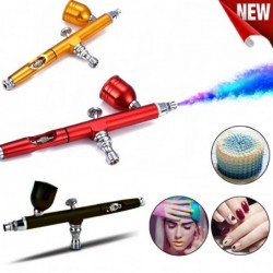 Dual-Action-Airbrush – Farbspritzpistole – Set für Nagelkunst/Tätowierung/Kuchendekoration – 0,3 mm