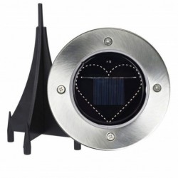 Herzförmige Solarlampe - Gartenlicht - Rasen / Veranda / Terrasse