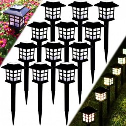 Gartensolarlampe - IP68 wasserdicht - mit Erdspieß