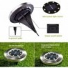 Solarbetriebene Bodenlampe - Gartenleuchte - wasserdicht - LED