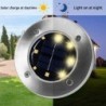 Solarbetriebene Bodenlampe - Gartenleuchte - wasserdicht - LED
