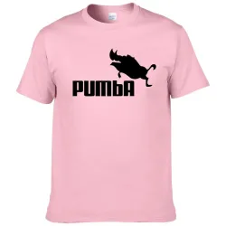Klassisches Kurzarm-T-Shirt - Baumwolle - lustiger Pumba