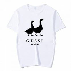 Classic t-shirt with short sleeve - funny duck print - unisexT-shirts