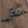 Vintage brooch with crystal lizardBrooches