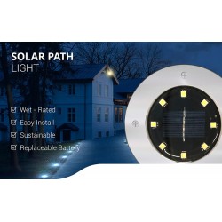 Solar powered ground lamp - garden light - waterproof - LEDSolar lighting